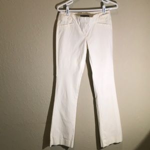 Cream, extra stretch dress pants